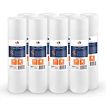 8pk Of Big Blue 1 Micron 20" X 4.5" Sediment Water Filter Cartridge By Aquaboon. Fixed Price $112.79.