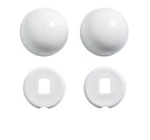 Kohler Gp1013092-0 Bolt Cap Kit White Toilet Floor Covers 2 Caps. Fixed Price $20.84.