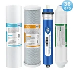 4 Stage Reverse Osmosis System Water Filter With 36gpd Ro Membrane Cartridge Set. Fixed Price $28.96.