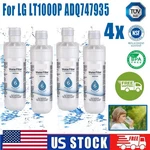 4-1pack For Lg Lt1000p Lt1000pc Adq747935 Refrigerator Water Filter Replacement. Fixed Price $22.99.