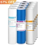 3-stage 20"x4.5" Pp Gac Cto Carbon Block Water Filter Whole House Cartridges Set. Fixed Price $309.25.