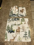 Newbridge Cloth Napkins Deer Trees Set Of 8. Fixed Price $16.00.