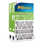 Filtrete 20x25x5 Ac Furnace Air Filter, Mpr 700, Merv 8, Fits Trion Bear. Fixed Price $33.05.