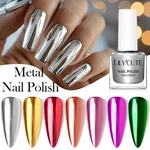 No Light Gel Polish Metallic Finish Water Based Nail 7ml Bottle. Fixed Price $2.72.