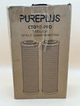 Pureplus 1 Micron 10 X2.5 Carbon Water Filter Cto10 - 2 Pack New Open Box. Fixed Price $16.99.