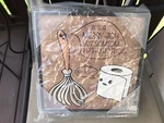 New Stupell Home Decor Giclee Bathroom Framed Print Toilet Paper/brush. Fixed Price $25.00.