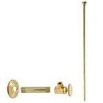 Westbrass Flat Head Toilet Kit Round Handles 1/2 Ips X 3/8 Od 20 Polished. Fixed Price $75.91.