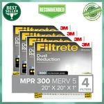 Filtrete 20x20x1, Mpr 300 Merv 5, Dust Reduction Hvac Air Filter, 4 Filters. Fixed Price $29.99.