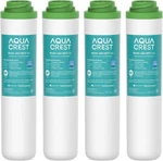 Aqua Crest Under Sink Water Filter, Replacement For Ge Fqk2j, Fqk1k, 4 Pack. Fixed Price $51.99.