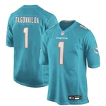 Tua Tagovailoa Lot Of 5 Nfl Miami Dolphins Nike Game Jersey - Aqua Blue Xxl. Fixed Price $159.99.