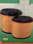 2 Pack Standard Cartridge Filter Replacement For Vacmaster Vcfs, 5-20 Gallon Vac. Fixed Price $35.00.