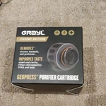 Grayl Geopress Covert Replacement Filter & Purifier Cartridge (black). Fixed Price $18.92.