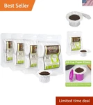 Ez-cup Disposable Paper Filters With Patented Lid Design For Reusable Coffee .... Fixed Price $28.35.