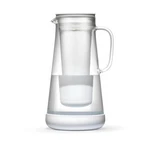 Lifestraw Home Water Pitcher, 7-cup, White, Glass With Silicone Base, For. Fixed Price $79.83.