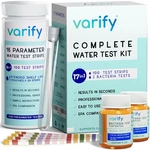 Varify 17in1 Complete Drinking Water Test Kit 100 Strips + 2 Bacteria Tester.... Fixed Price $36.16.