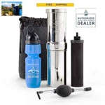 Go Berkey Water Filter Kit With Black Purification Element Filter, 1 Qt. Fixed Price $234.00.