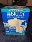 Brita Water Filtration Standard Pitcher With Filter New In Box. Fixed Price $39.99.