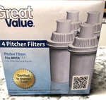 4 Water Filters Pitcher Fits Brita. Fixed Price $10.49.