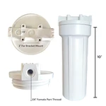 White Filter Housing Sump For Reverse Osmosis 10" By 2.5" Pentek Part #. Fixed Price $38.99.
