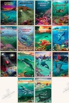 Set Of (14) National Marine Sanctuary System Posters Noaa Oceanic Print 13"x19". Fixed Price $74.00.