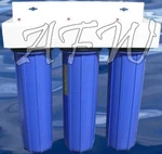 Big Blue High Flow Whole House Filter 3 Stage Sediment Gac Carbon 4.5" X 20". Fixed Price $384.99.