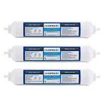 3 Pack Reverse Osmosis Post Fridge Gac Carbon Inline Water Filters 1/4" Qc Ports. Fixed Price $25.99.