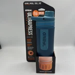 Grayl Ultrapress Filter & Purifier. 500ml, 16.9oz Bottle Forest Blue. Fixed Price $74.99.