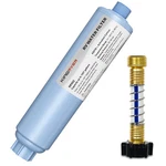 Rv Water Filter W/ Flexible Hose Protector Gac & Kdf Filtration For Fresh Drink. Fixed Price $16.99.