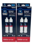 Project Source 3846784 Refrigerator Water Filter 4 Pack (2 Packs Of 2). Fixed Price $28.49.