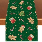 Rvsticty Linen Christmas Table Runner Winter Xmas Decorations 13x72". Fixed Price $11.74.