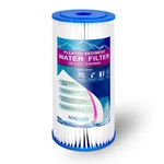 Big Blue Pleated Sediment Water Filter Washable 5 Micron Cartridges 4.5 X 10. Fixed Price $12.99.