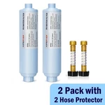 Rv Inline Hose Water Filter, W/ Protetor, Garden & Camper Filter. Fixed Price $16.99.