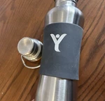 Dyln Living Water Bottle 750ml / 25.4oz Stainless Steel Alkaline Flask W/ Bamboo. Fixed Price $34.99.