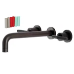 Kingston Brass Kaiser 2-handle Wall-mount Roman Tub Faucet, Oil Rubbed Bronze. Fixed Price $176.13.