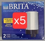Brita 36312 Water Filter For - Silver 5 Pack (10 Total Filters). Fixed Price $79.95.