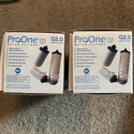 Proone G2.0 7" Gravity Water Filter G-series 2 Pack Nsf Lead Pfas Microplastics. Fixed Price $79.95.