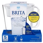 New Brita Small 5 Cup Water Filter Pitcher With 1 Standard Filter, Bpa Free. Fixed Price $22.87.