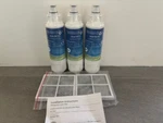 Waterdrop Refrigerator Water Filter 3-pack Wd-f32 New Sealed And 2 Air Filters. Fixed Price $14.00.