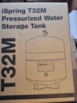 New Ispring T32m Pressurized Water Storage Tank With Ball Valve Reverse Osmosis. Fixed Price $54.95.