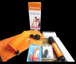 Waterbasics Emergency Pump And Filter Kit For Stored Water. Fixed Price $45.00.
