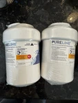 2 Pureline Pl-100 For Ge Mwf Replacement Refrigerator Water Filter Sealed. Fixed Price $28.00.