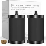 Alexapure 2387 Pro Water Filter Replacement, 3-stage Filtration Reduces Chlorine. Fixed Price $111.98.