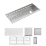 Elkay Cs45k Circuit Chef 45-1/2" Undermount Single Basin Stainless Steel Kitchen. Fixed Price $2879.13.