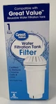Great Value Water Filtration Tank Replacement Filter Gvwf. Fixed Price $11.99.