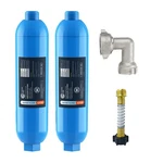 Crystala Rv/camper Water Filter, Inline 2 Count(pack Of 1), White. Fixed Price $39.53.