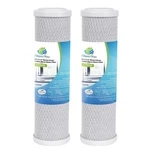 Cfs 10" X 2.5" Activated Carbon Block Water Filter Cartridges With Waterpur.... Fixed Price $34.19.
