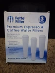 Fette Filter Ff1060 3-pk Premium Espresso & Coffee Water Filters Free Shipping. Fixed Price $19.95.