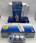 Brita Soho Water Filtration System Pitcher White 6 Cup New Plus Extra Filters. Fixed Price $34.18.