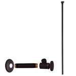 Westbrass Flat Head Toilet Kit Round Handles 1/2 Ips X 3/8 Od 20 Oil Rubbed. Fixed Price $88.76.