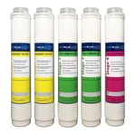 Pure Blue H2o 5pc Reverse Osmosis Filter System Replacement Filters. Fixed Price $72.00.